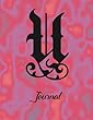 U Journal: 8 1/2 X 11 Notebook 120 Pages Wide Ruled Lined for Writing. Personalized Monogram Name Initial Elegant Font Design.