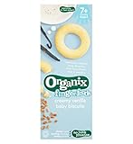 Organix Creamy Vanilla Ring Biscuit 54g (Pack of 2) - Organixクリーミーなバニラリングビスケット54グラム (Organix) (x2) [