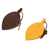 ドアストッパー 室内 玄関 おしゃれ 小物 インテリア (ブラウン＆イエロー)