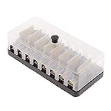 monkeyjackユニバーサル車ボート8 Waysヒューズホルダーwith 5 A 10 A 15 A 20 A Bakeliteヒューズ