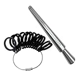 Fenteer 指輪測定　ツール　小道具　リングゲージ　溝付き　標準的