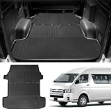 Shvgen適合対応トヨタ ハイエース 200系 （HIACE 200系1/2/3/4/5/6型） フロアマット+ラゲッジマット 3D ハイエース アクセサリー標準ボディS-GL 車種専用 平成16年8月～現行 TRH20 KDH20 GDH20 TPE材質 耐摩擦 耐汚 取付簡単 カー用品（ラゲッジマット）