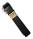 ワークタイム(work time) カラーソフトベルトワンタッチタイプ 38mm ブラック PNB-238 BK