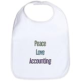 CafePress Accountant Bib - Standard Cloud White [Apparel] by CafePress