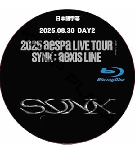 Amazon.co.jp: aespa DVD 2024 Live Tour SYNK PARALLEL LINE Newest