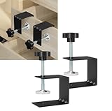 c型クランプ デスク ブラケットクランプ 引き出 クランプ 2個セット 補強金物デスク クランプ キャビネット 固定 木工 調節可能な 寝室 棚受け金具 壁掛け 工 締付 切削 壁掛け 作業 寝室 棚DIY工具 (2個)