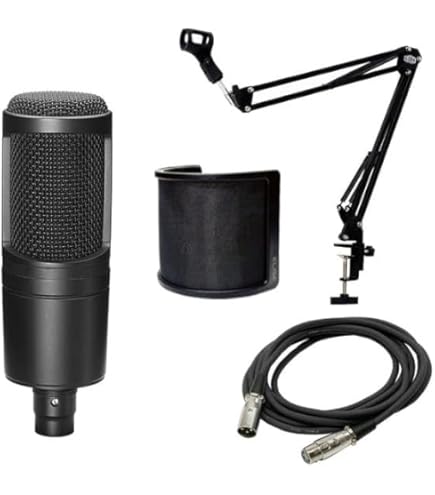 Amazon.co.jp: オーディオテクニカ AT2020 コンデンサーマイク +