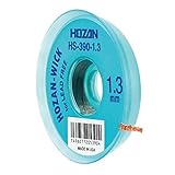 ホーザン(HOZAN) ハンダ吸取線(solder wick) ソルダーウィック 全長1.5m 線幅1.3mm HS-390-1.3