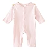 【SEBLES】ベビー服 カバーオール 前開き 肌着 新生児 3ヶ月 6ヶ月 12ヶ月 長袖 長ズボン 無地 男の子 女の子 春 秋 コットン(タイプF,59cm)
