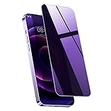 SAVVIES iPhone 15 Pro Max フィルム 覗き見防止 ブルーライトカット 全面保護 強化ガラス 耐衝撃 防指紋 硬度9H ガラスフィルム 高透過率 気泡レス 自動吸着 日本旭硝子製素材 飛散防止対応 薄型 (ブラック)