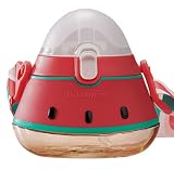 【bc babycare】 ストローカップ 漏れ防止 ストローマグ ベビーマグ ストラップ付き ストラップ付き 260ml (スイカ)