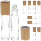 Frcolor ロールオンボトル 10ml 詰め替え容器 香水 精油 アロマ保存容器 トラベルボトル 10本 Assorted Color