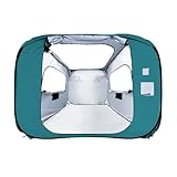 小林薬品 防災用 避難個室テント 防水 防炎 遮光 UVカット 工具不要 簡単設営 (140cm)