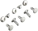 協進エル 附属金具 両面足長カシメ 小 Φ6×6mm 50コ入 ニッケル 1175009-01 75009-01