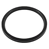 uxcell オイルシール 防ダスト 円筒形 USHモデル 外径85mm ゴム材質 ブラック 1個入り