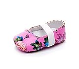 Lutents　キッズ　子供靴　スリッポン フラワーモチーフ PUレザー　四季通用　柔らかい　履き心地良い　履きやすい　つま先保護　可愛い　おしゃれ　歩行練習用　通園 通学　旅行　出産祝い　女の子　1