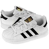 adidas SUPERSTAR I スーパースター ベビーシューズ (C77913) FTWWHT/CBLACK/FTWWHT (15.5cm(INFANTS 9.0)) [並行輸入品]