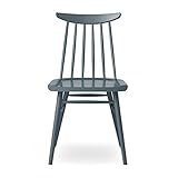 [ベルメゾン] 座り心地 こだわり カラフル ウィンザーチェア チャコールグレー