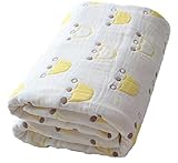 Sta.ANA(サンタ・アナ)ベビーケット 王冠 柄 リバーシブル ガーゼケット ガーゼタオル ベビー用 赤ちゃん ブランケット バスタオル おくるみ かるふわ 出産祝い 110×110cm 正方形 