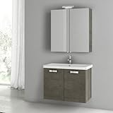 Nameeks cp52 ACF 30 "壁マウントVanity Set with木製キャビネット、セラミックTop with、 ACF CP52-637509918514