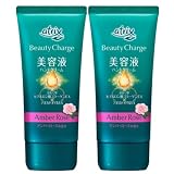 【まとめ買い】美容液ハンドクリーム アトリックス ビューティーチャージ 80g×2本, アンバーローズの香り 田中みなみ