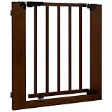 KISS BABY　キスベビー　木製ゲート　ブラウン・88-693-1