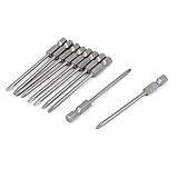 uxcell　プラスドライバービット　グレー　85g　マグネット　 　PH1　6mm