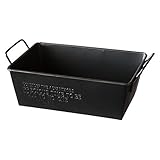 HEADS インダストリアル ブリキトレイ黒-LL (6個) ID-BGT2 まとめ売り 5パック