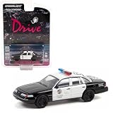 Greenlight 1/64 フォード クラウン ビクトリア 1992 パトカー "Drive" Crown Victoria Police LAPD ミニカー [並行輸入品]