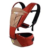 4 Position Baby Carrier /Adjustable Baby Sling Carrier /Infant Breathable Backpack Carrier with Hip 
