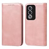 OPPO A3 5G A402OP CPH2639 ケース 手帳型 オッポ A3 5G 手帳ケース OPPOA35Gケース おっぽ A3 5G スマホケース オッポA35G 手帳型カバー OPPOA3 5G 携帯カバー OPPOA35G 手帳型ケース 適用 【BonwFzin】 PU レザー ベルトなし マグネット フリップ カードケース カード収納 スタンド 落ち着いた色 レトロ ピンク