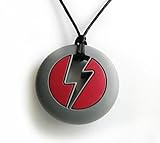 Super Light Ruby River Rock-Teething Necklace by Zen Rocks - a Stylish New Twist to Teething by Zen 