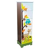 Fantasy Fields - Enchanted Woodland Thematic 5 Drawer Wooden Cabinet for Kids Storage | Imagination 