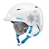 Bern バーン CAMINA ヘルメット 子供用 ガールズモデル 軽量 アクションスポーツ 正規品　SATIN WHITE SNOWFLAKE　SMサイズ