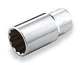 TONE ディープソケット(12角) 差込角9.5mm 二面幅12mm HP3D-12L