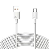 AXYO USB Type-Cケーブル 3M 最大6A 60W対応 急速充電 断線防止 タイプC 充電コード USB-Cポートのスマホ/タブレット/パソコンなど対応した充電 データ転送ケーブル 300cm ホワイト