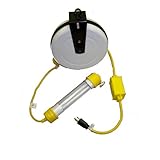 Lind Equipment LE1340R Cable Reel, 40ft, Heavy-Duty 13W fluorescent work light, 18/2 SJTOW Cable by 