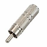 マクサー電機 オーディオ 変換プラグ 3.5mmモノラルジャック → RCAピンプラグ 1個