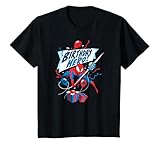 キッズ マーベル スパイダーマン バースデーヒーロー Tシャツ