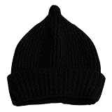 (よキーよ)Yokeeyo ニット帽 毛糸 とんがり 親子お揃い帽 赤ちゃん キッズ 帽子 大人 男の子 女の子 男女兼用 秋冬 防寒 防風 スタイリッシュ 楽しみ3色 無地 三つ折りタイプ