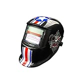 自動遮光　溶接面　溶接マスク　溶接ヘルメット　TIG、MAG、MIG、アーク対応/ 遮光速度1/25000秒 ソーラー電池採用　19番