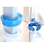 Domybest 4pcs C字型安全ドアクリップ ドアクッション 安全対策 保護装置 冷蔵庫クリップ ドアクリップ C形 子供用 赤ちゃん守る 衝突防止 カラーランダム配信