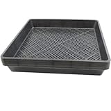 BeGrit 育苗箱 育苗トレー プラスチック育苗コンテナー 稚苗用苗箱 多肉植物 トレイ 8枚入り 425 × 425 ×55mm（H）