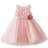 (キャサリンコテージ) Catherine Cottage 子供ドレス 女の子 ベビーフォーマル キッズ 結婚式 発表会 七五三 お宮参り PC728YB バラいっぱいラメベビーチュールドレス 80c