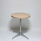 カフェテーブル・コーヒーテーブル 直径60×高さ71.5cm ナチュラル