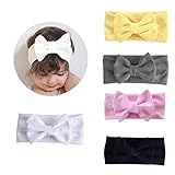 Seacan ヘアバンド カチューシャ ベビー用 コットン リボン ヘアアクセサリー 髪飾り 髪留め 新生児 赤ちゃん 花 かわいい 出産祝い 誕生日 お宮参り こどもの日 記念撮影 プレゼント (5