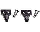 ﾜｲﾔｰ自在用 ﾌｯｸ壁面用 黒 2個入 F-0025 fukui