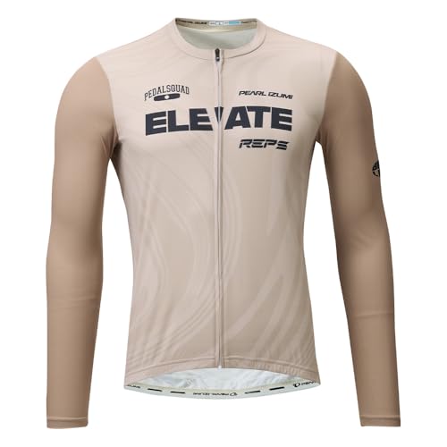 PEARL IZUMI 623-BL ロングスリーブ ベーシックジャージ カフェオレマーブル