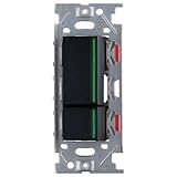 スガツネ工業 ガイドランプ付 埋込ダブルスイッチ ソフトブラック PXP-J-NKW02009-SB