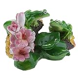 F Fityle カエル 置物　蓮の葉　水浮き　 - B